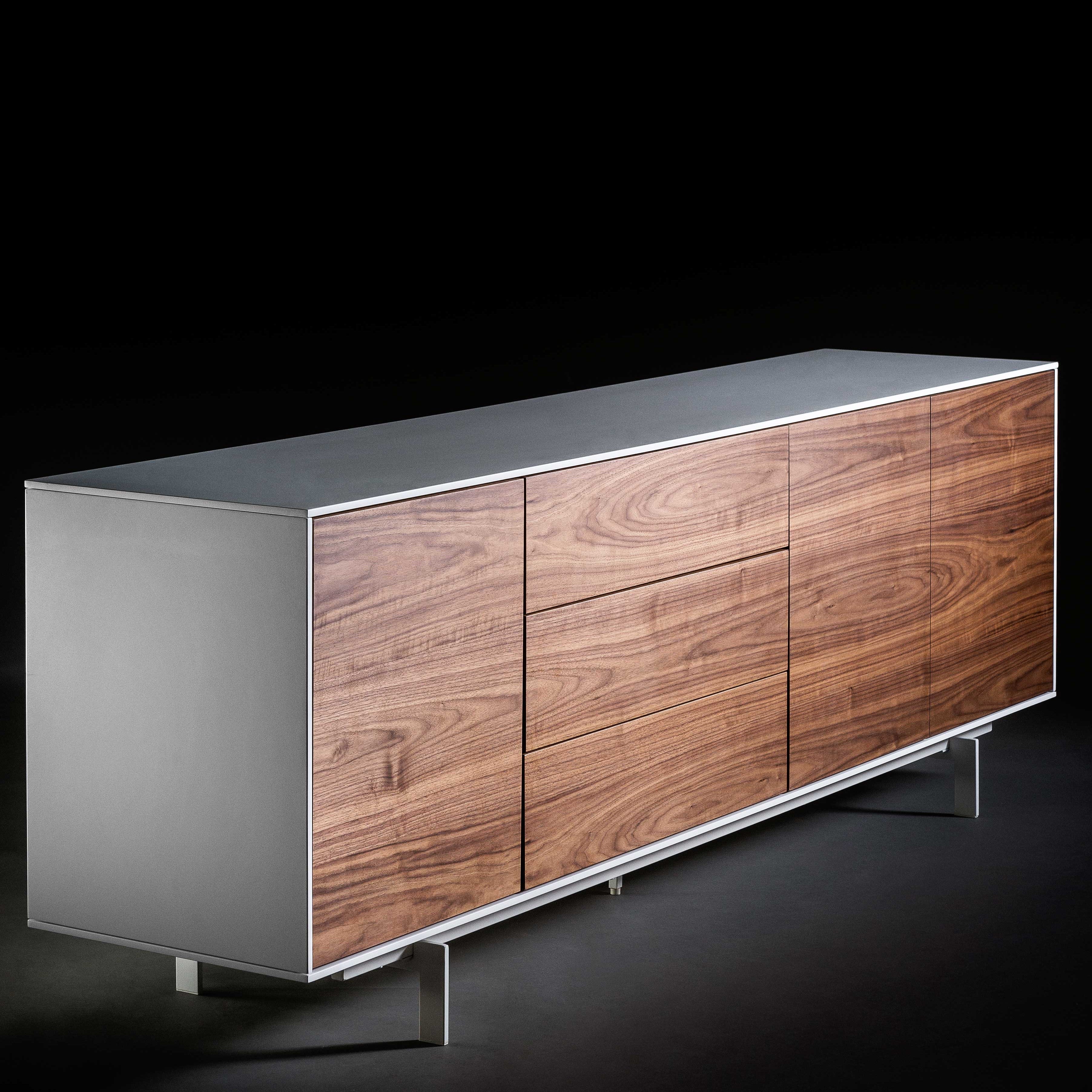 Credenza siviglia bianco/noce
