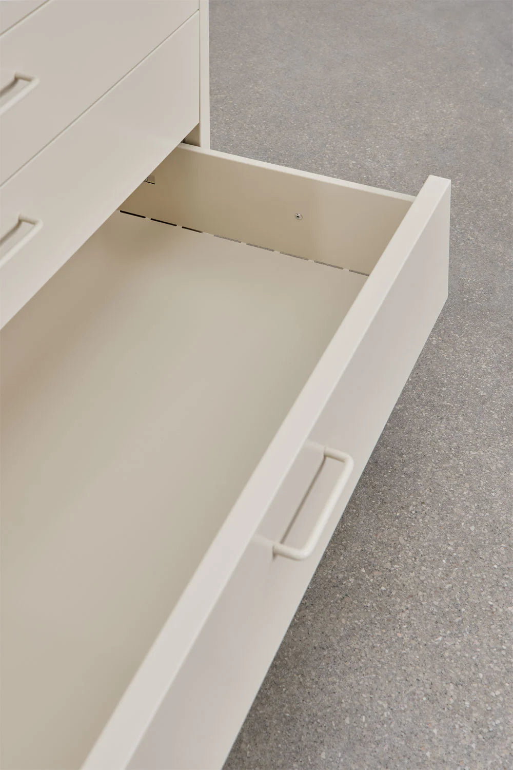 Janine - Cassettiera 80x40 cm in acciaio