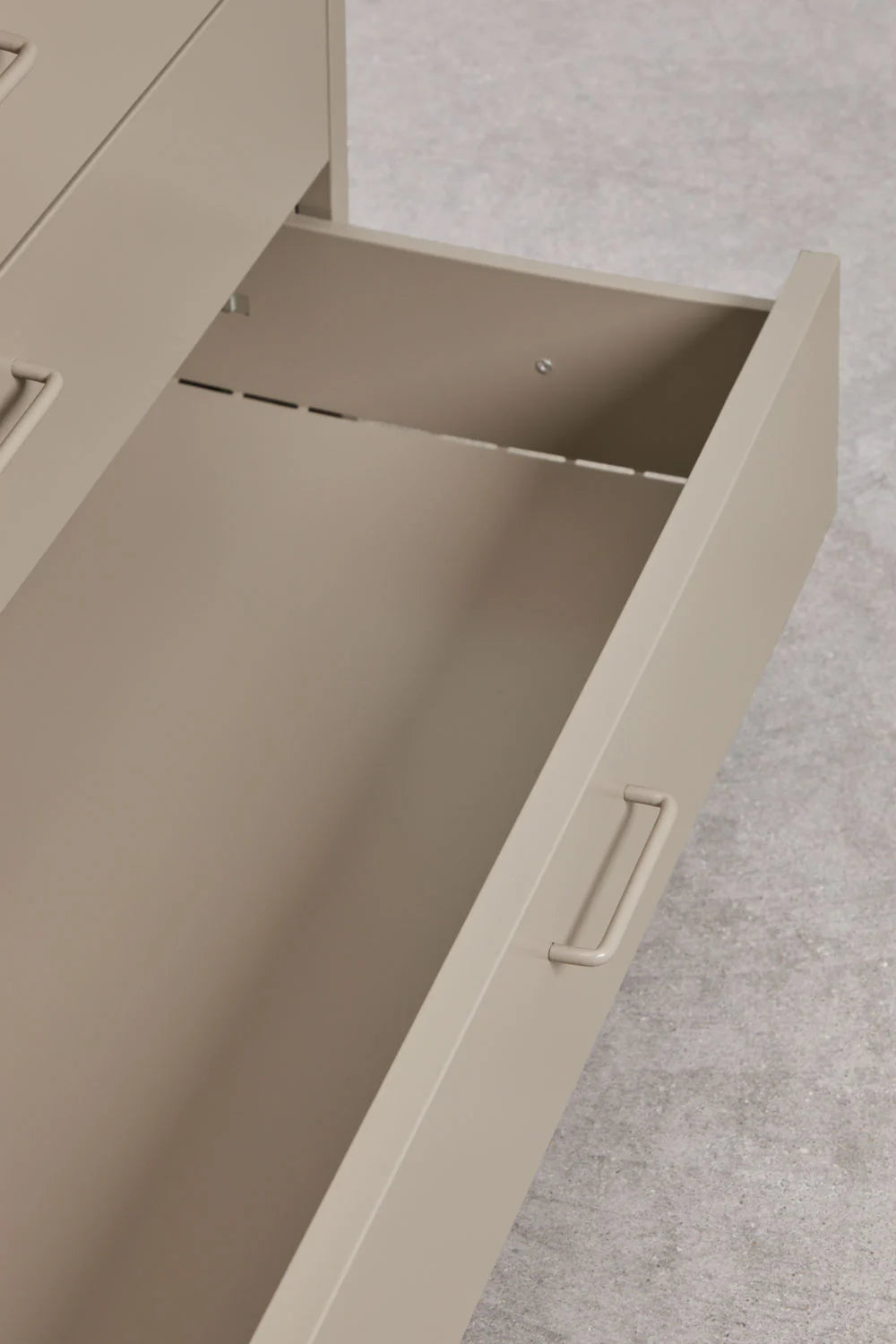 Janine - Cassettiera 80x40 cm in acciaio