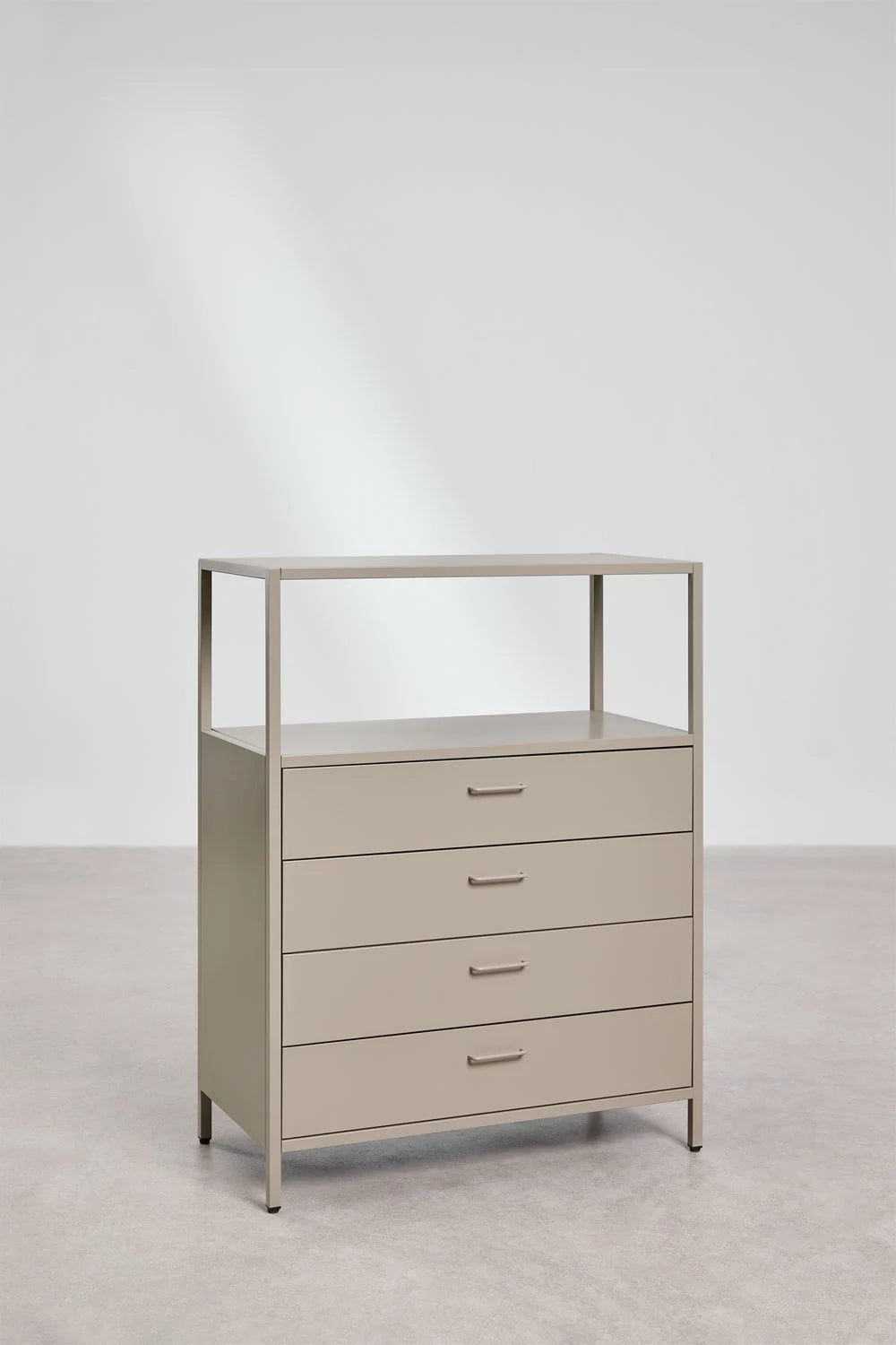 Janine - Cassettiera 80x40 cm in acciaio