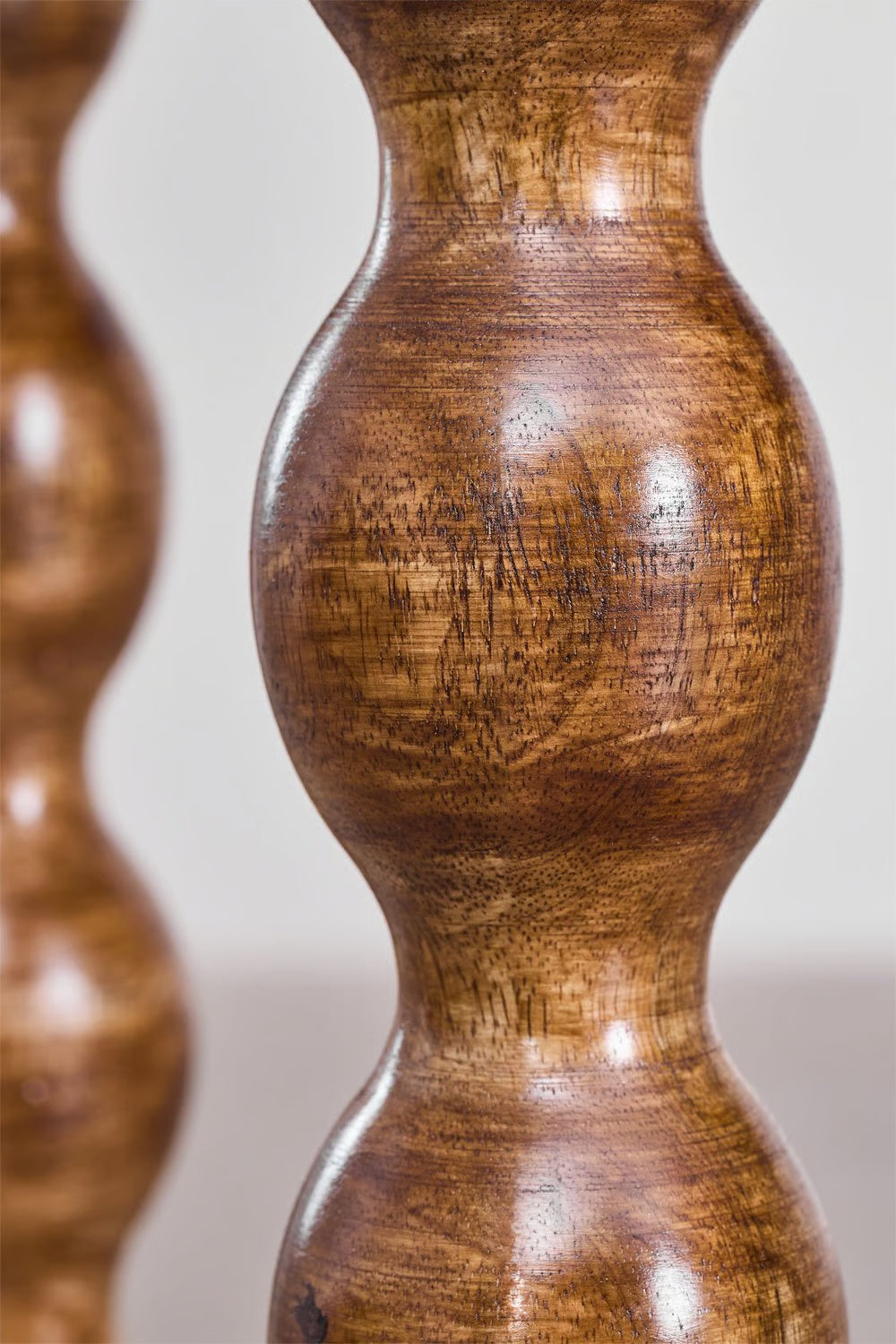 Tessaia - Comodino rettangolare 45x50 cm in legno di mango