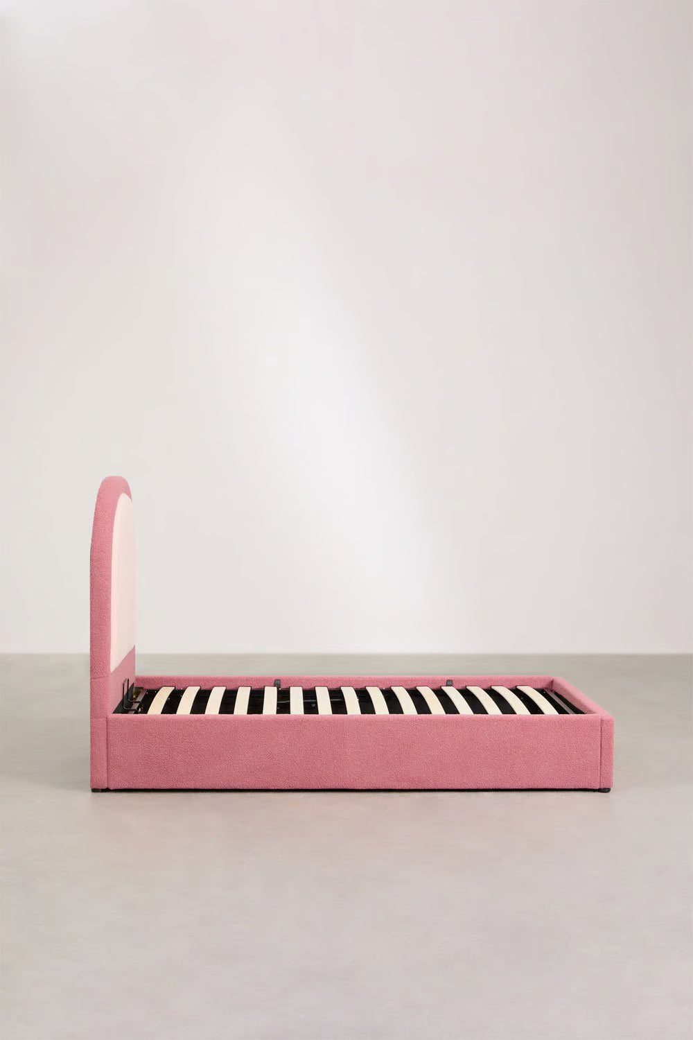 Letto bimba con contenitore Kalwa Lamb rosa