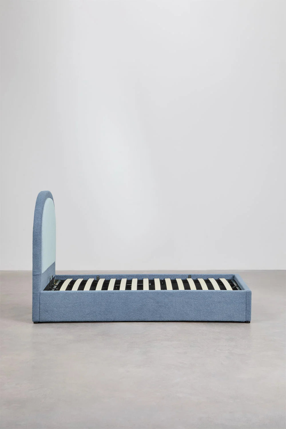 Letto bimbo con contenitore Kalwa Lamb azzurro