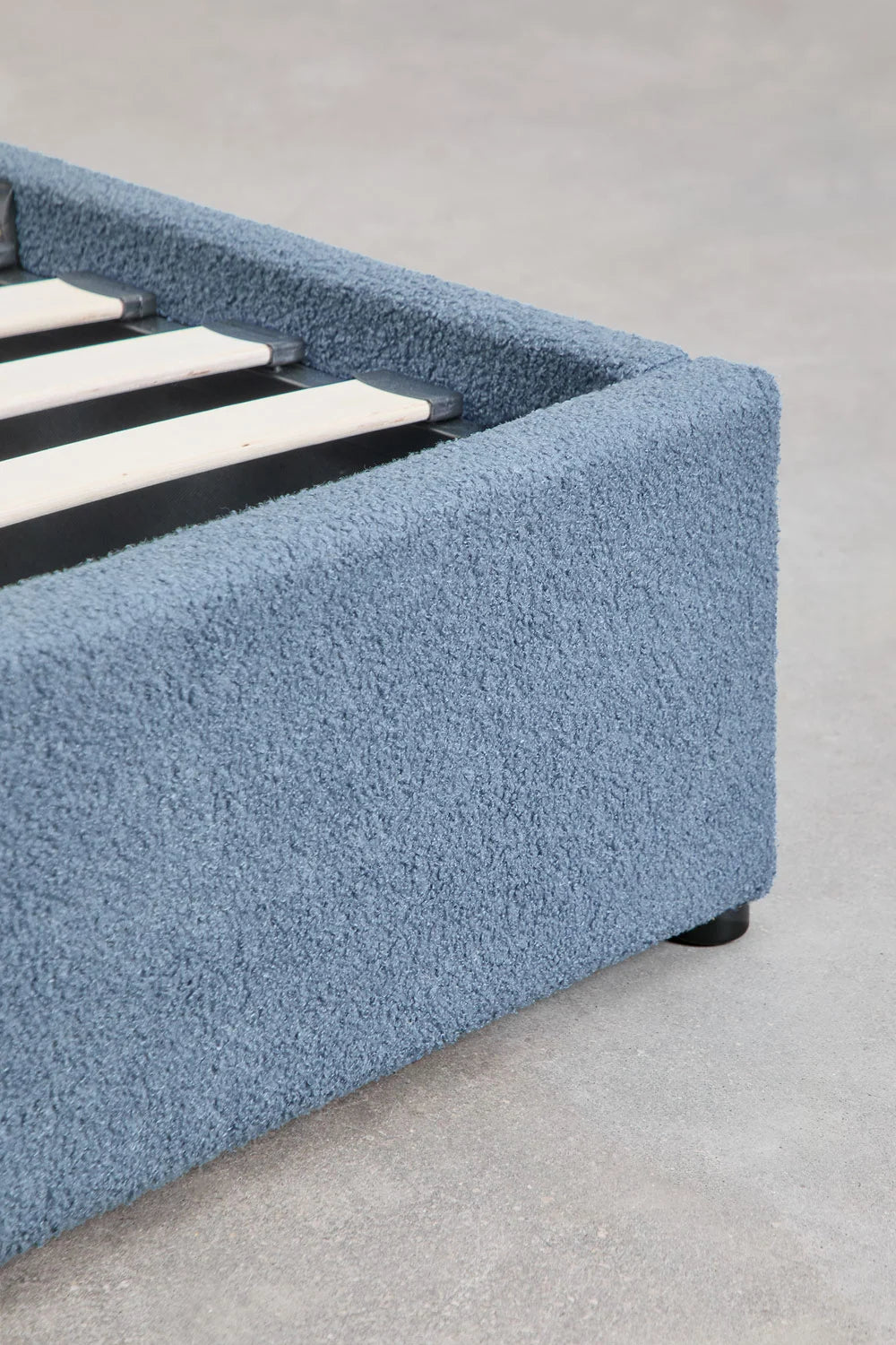 Letto bimbo con contenitore Kalwa Lamb azzurro