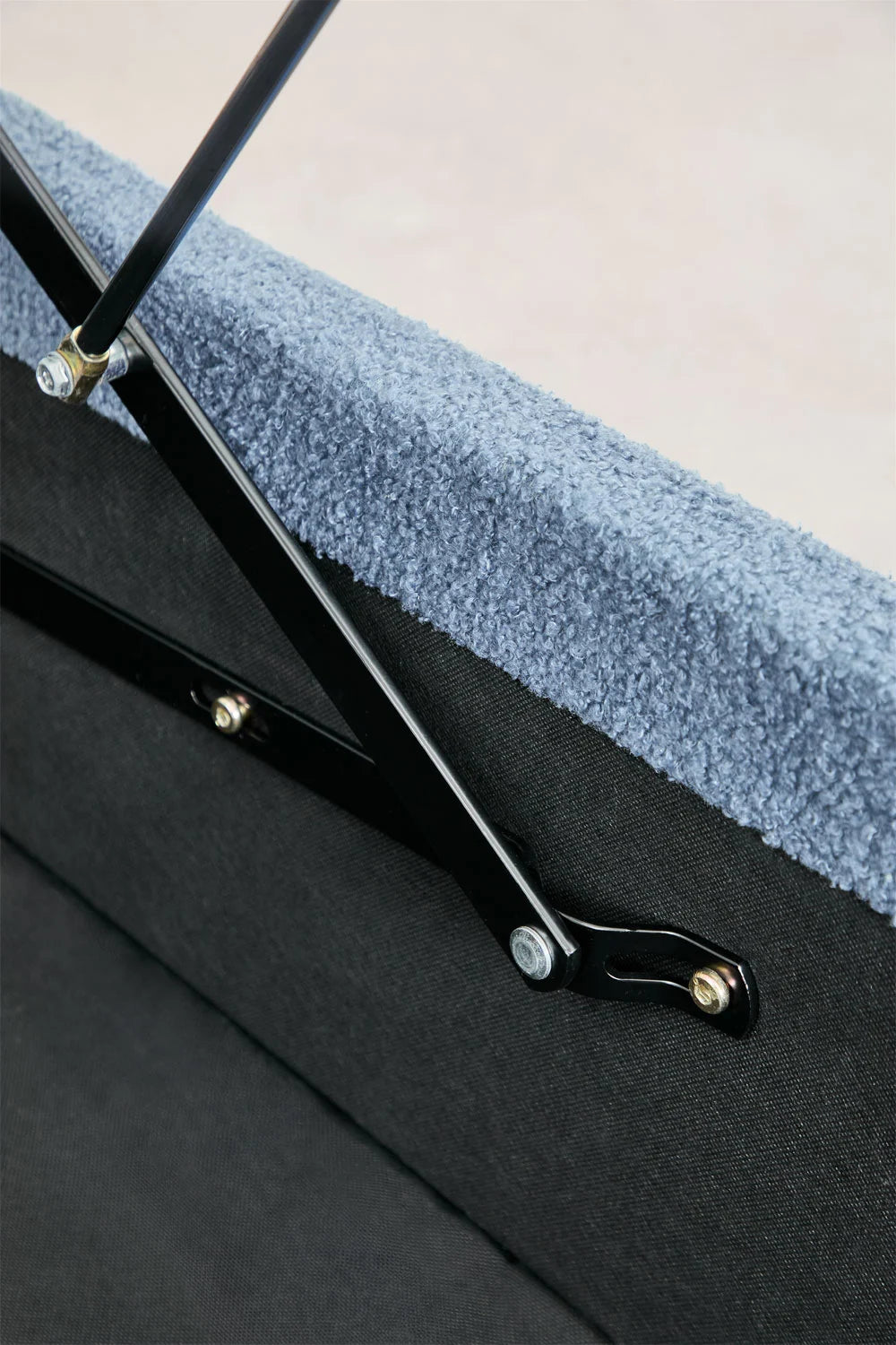 Letto bimbo con contenitore Kalwa Lamb azzurro