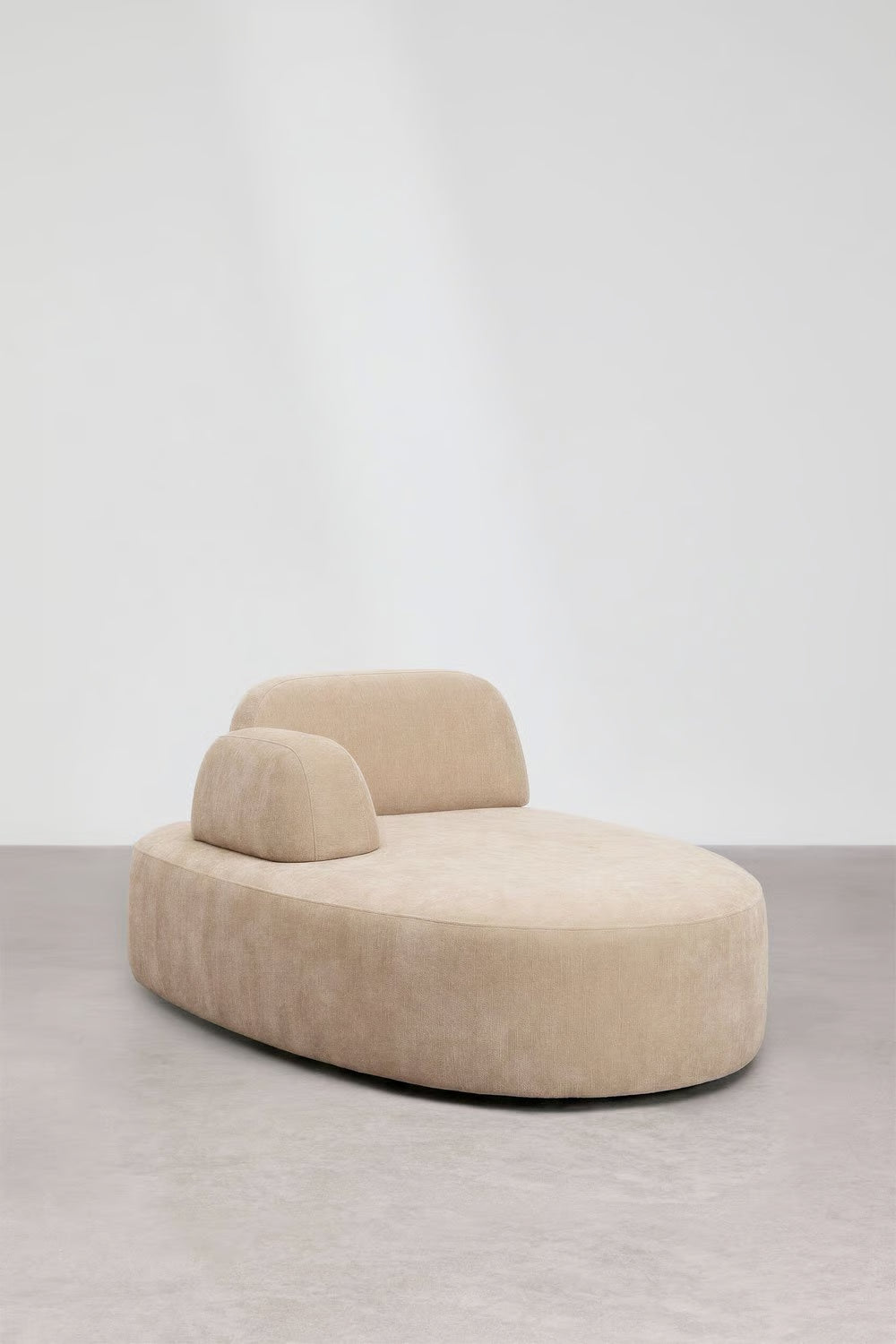 Giorgia - Divano modulare chaise longue sinistro a 3 pezzi rivestito