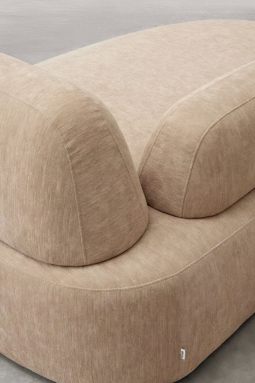 Giorgia - Divano modulare chaise longue sinistro a 3 pezzi rivestito