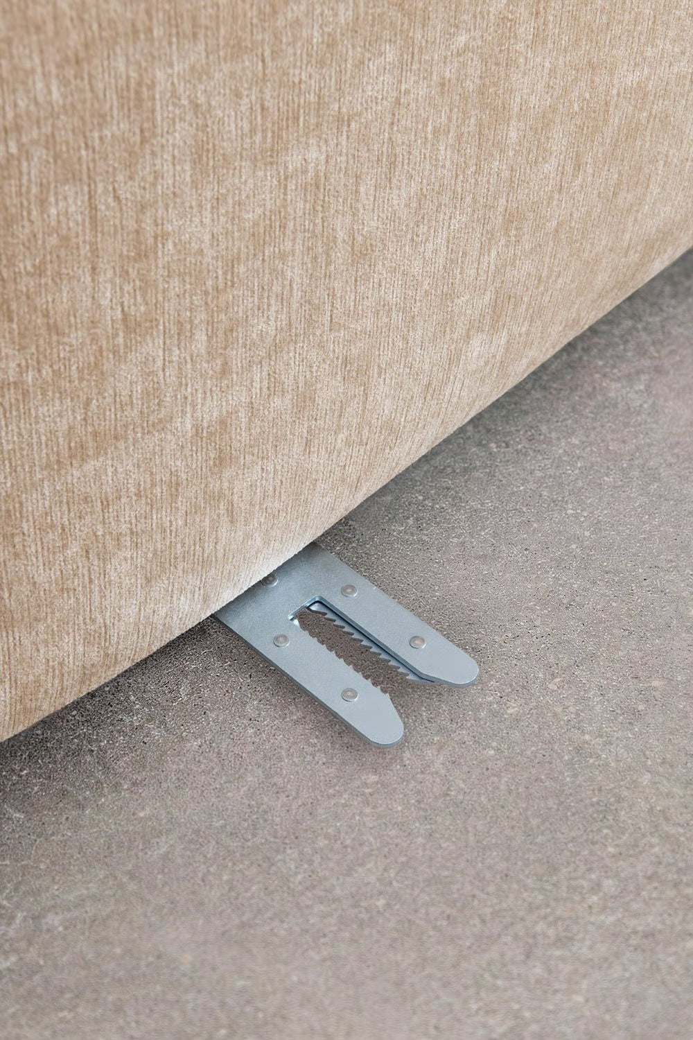 Giorgia - Divano modulare chaise longue sinistro a 3 pezzi rivestito
