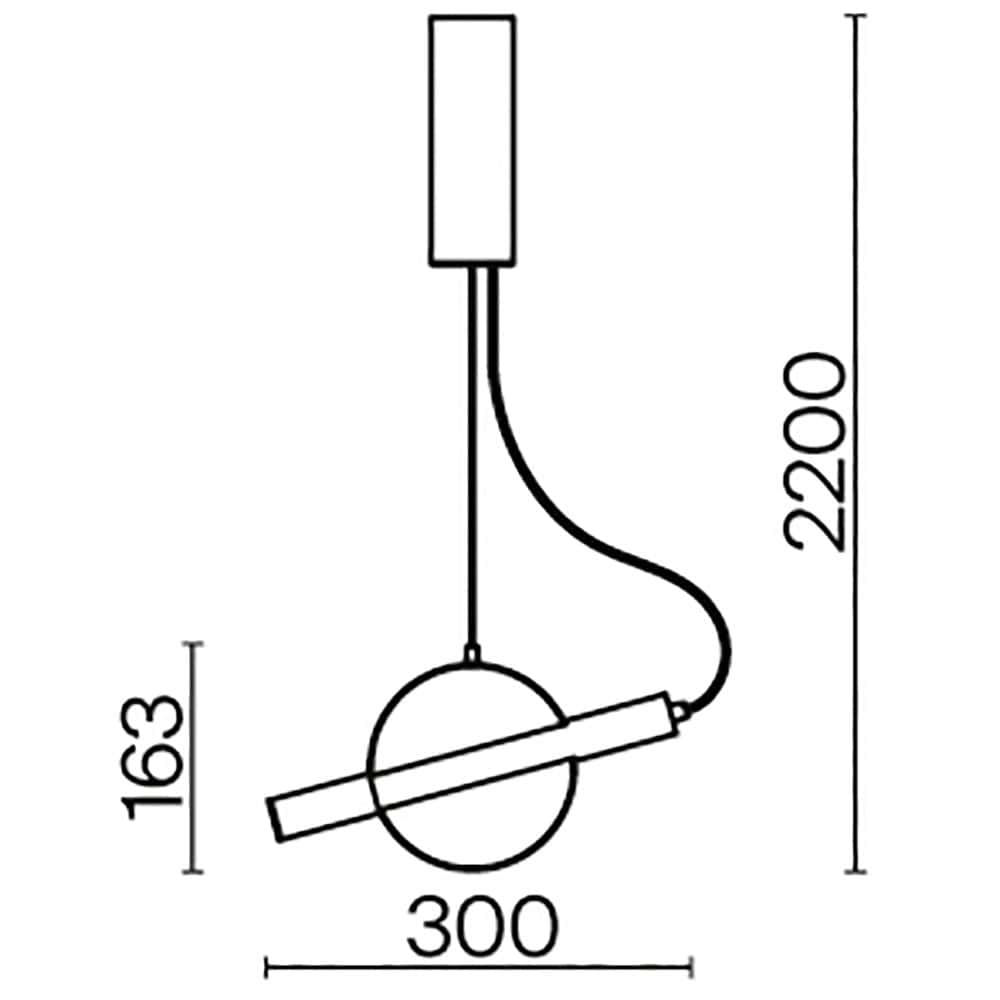 enigma suspension lamp maytoni dimensions