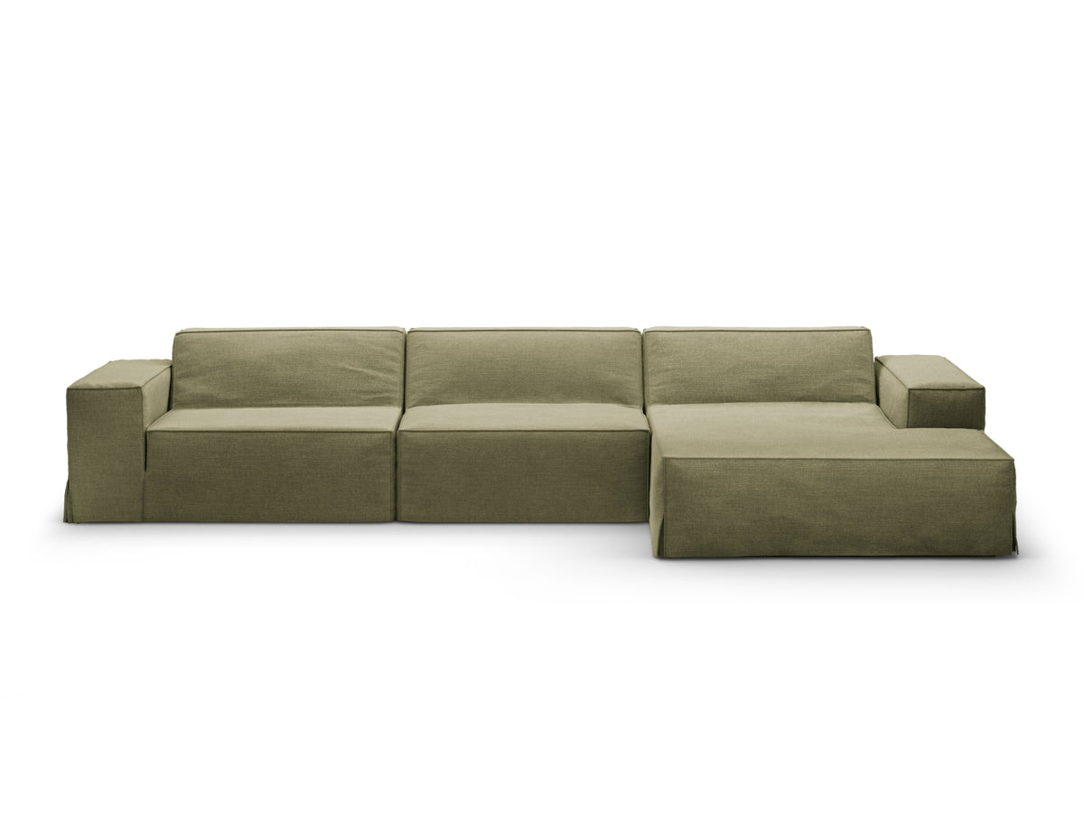 Divano Angolare Componibile Jodie, 4 Posti, 162x284x77