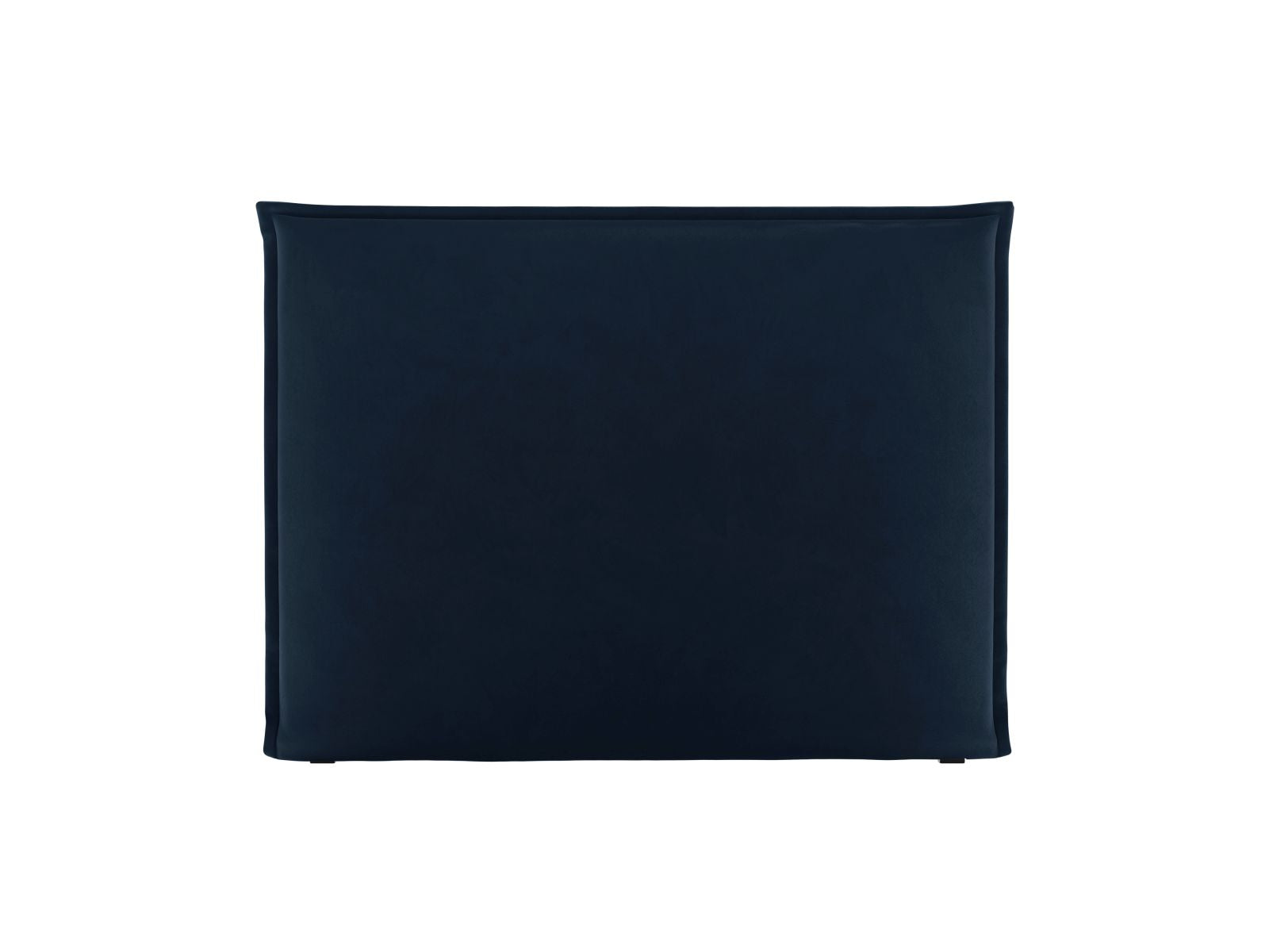 Testata in Velluto, "Monica", 200x8x120 - Blu Scuro