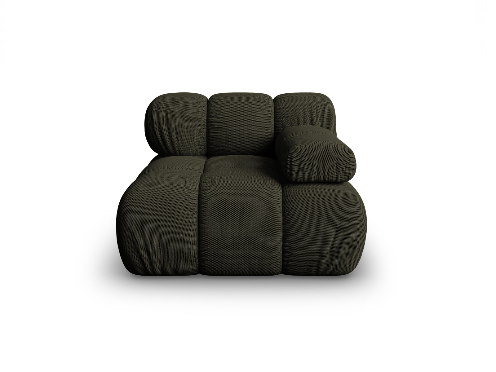 Modulo Destro, "Bellis", 1 Posto, 94x94x70 - Verde Amazon