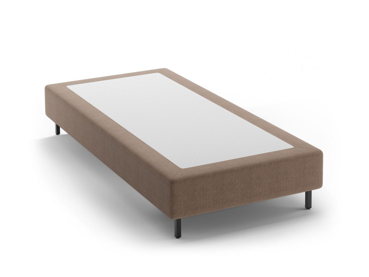 Base Letto Whale Gambe metallo nero - Marrone Chiaro 90x200