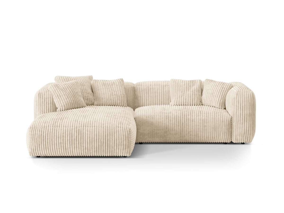 Divano Angolare Componibile XL Martina, 2 Posti, 176x280x75