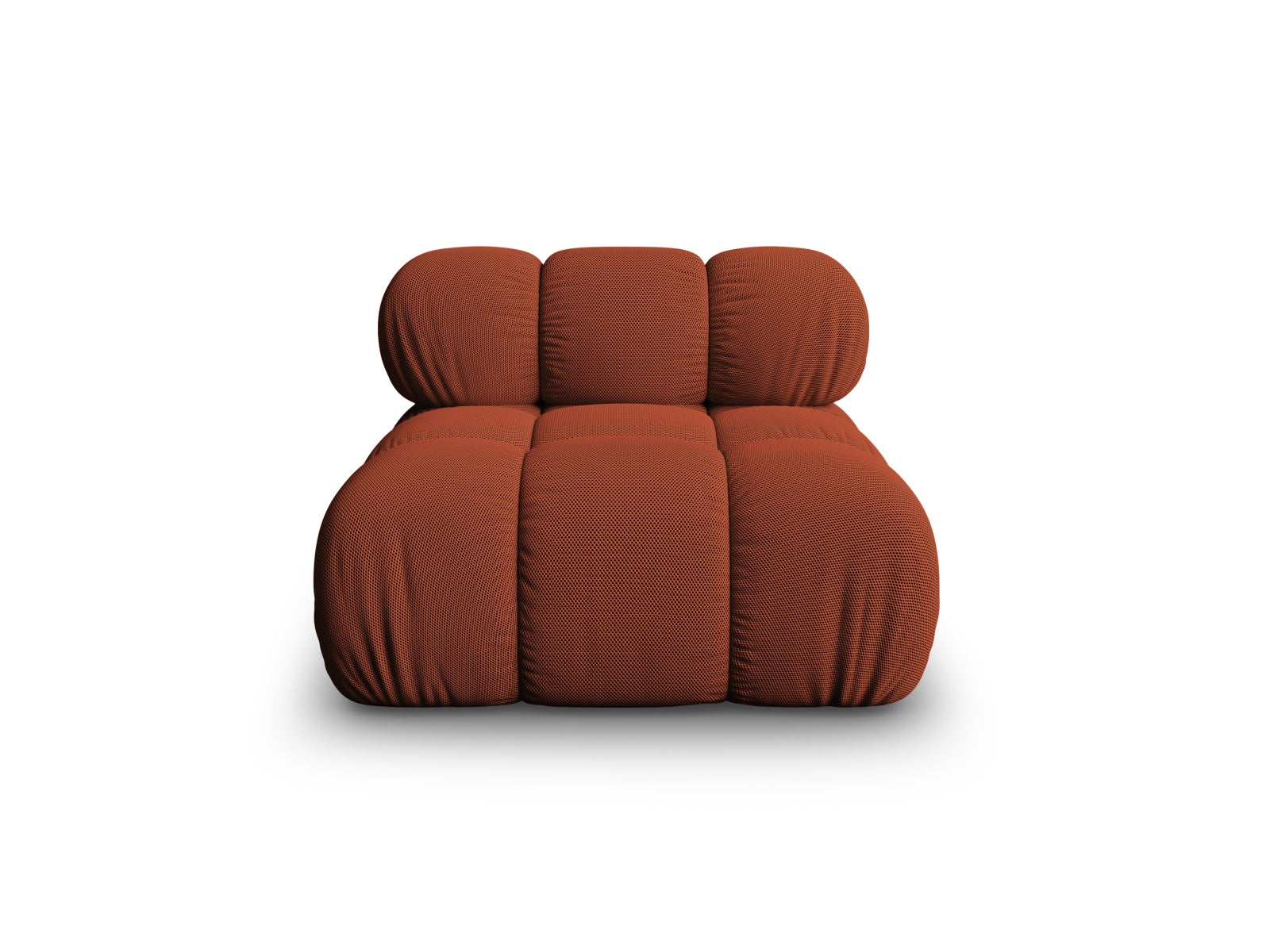 Modulo senza Braccioli, "Bellis", 1 Posto, 94x94x70 - Mattone