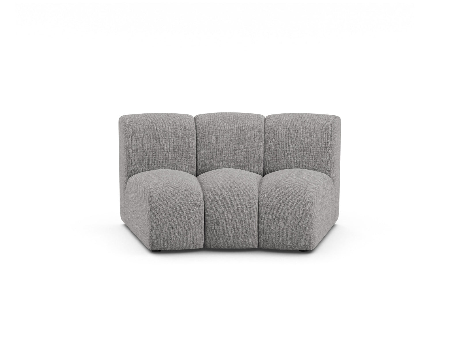 Modulo senza Braccioli, "Lupine", 1 Posto, 154x95x70 - Grigio Chiaro