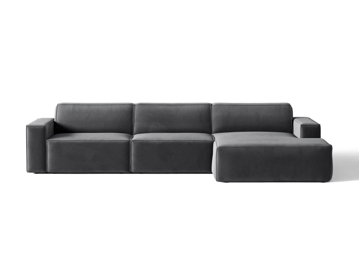 Divano Angolare Componibile Jodie, 4 Posti, 162x284x77