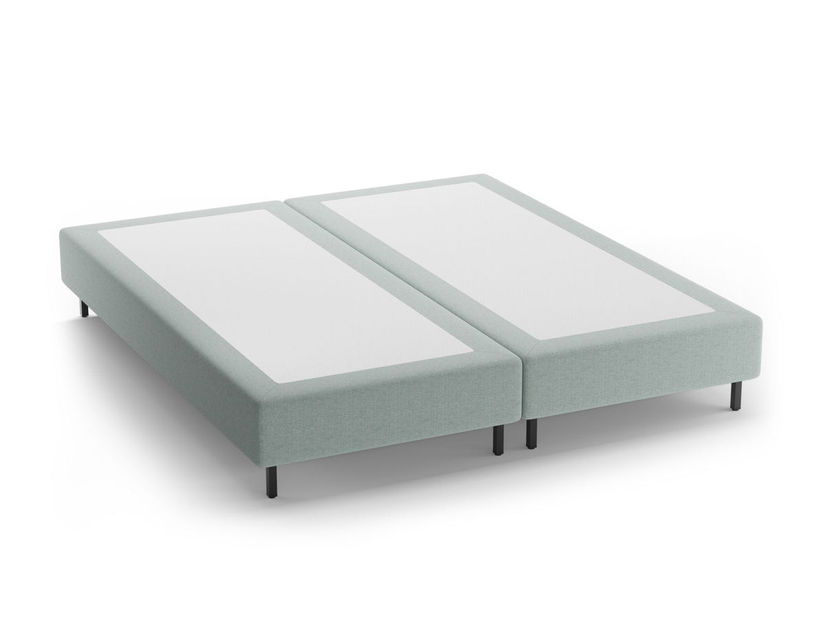 Base Letto Whale Gambe metallo nero - Menta 160x200