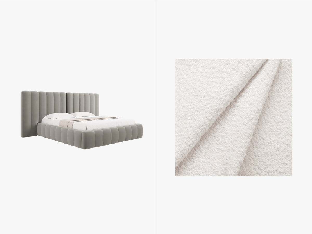 Letto Contenitore con Testata Doppia Kelp