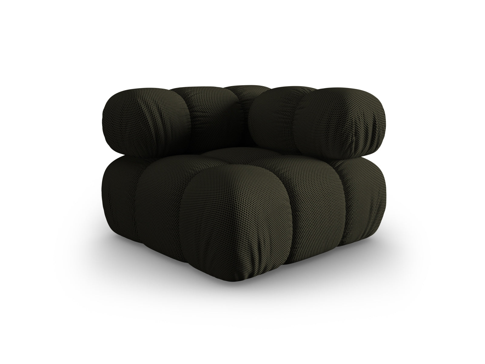 Modulo Angolare, "Bellis", 1 Posto, 94x94x70 - Verde Amazon