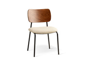 Sedia in Bouclé, "Dina", 1 Posto, 49x47x79 - Beige