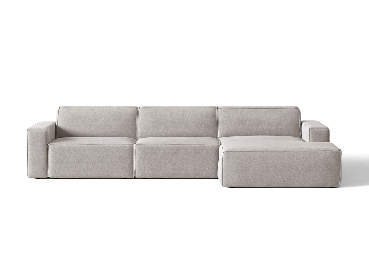 Divano Angolare Componibile Jodie, 4 Posti, 162x284x77