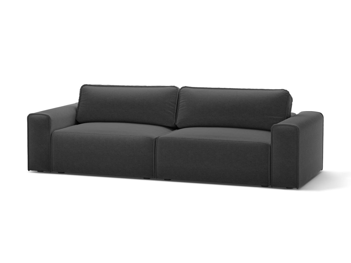 Divano Letto con Contenitore Victor, 3 Posti, 100x246x83