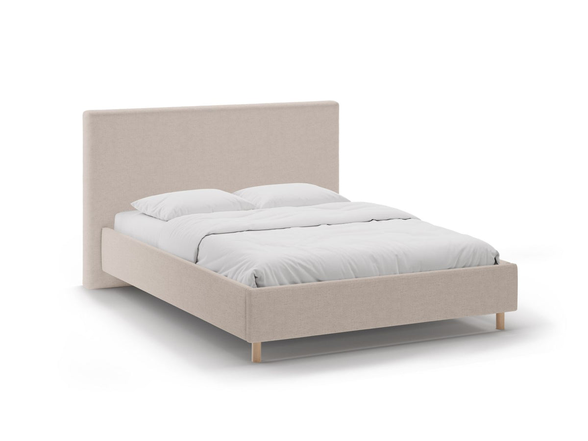 Letto Contenitore con Testata Eloise - Cappuccino 180x200