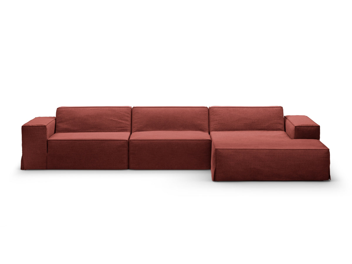 Divano Angolare Componibile Jodie, 4 Posti, 162x284x77