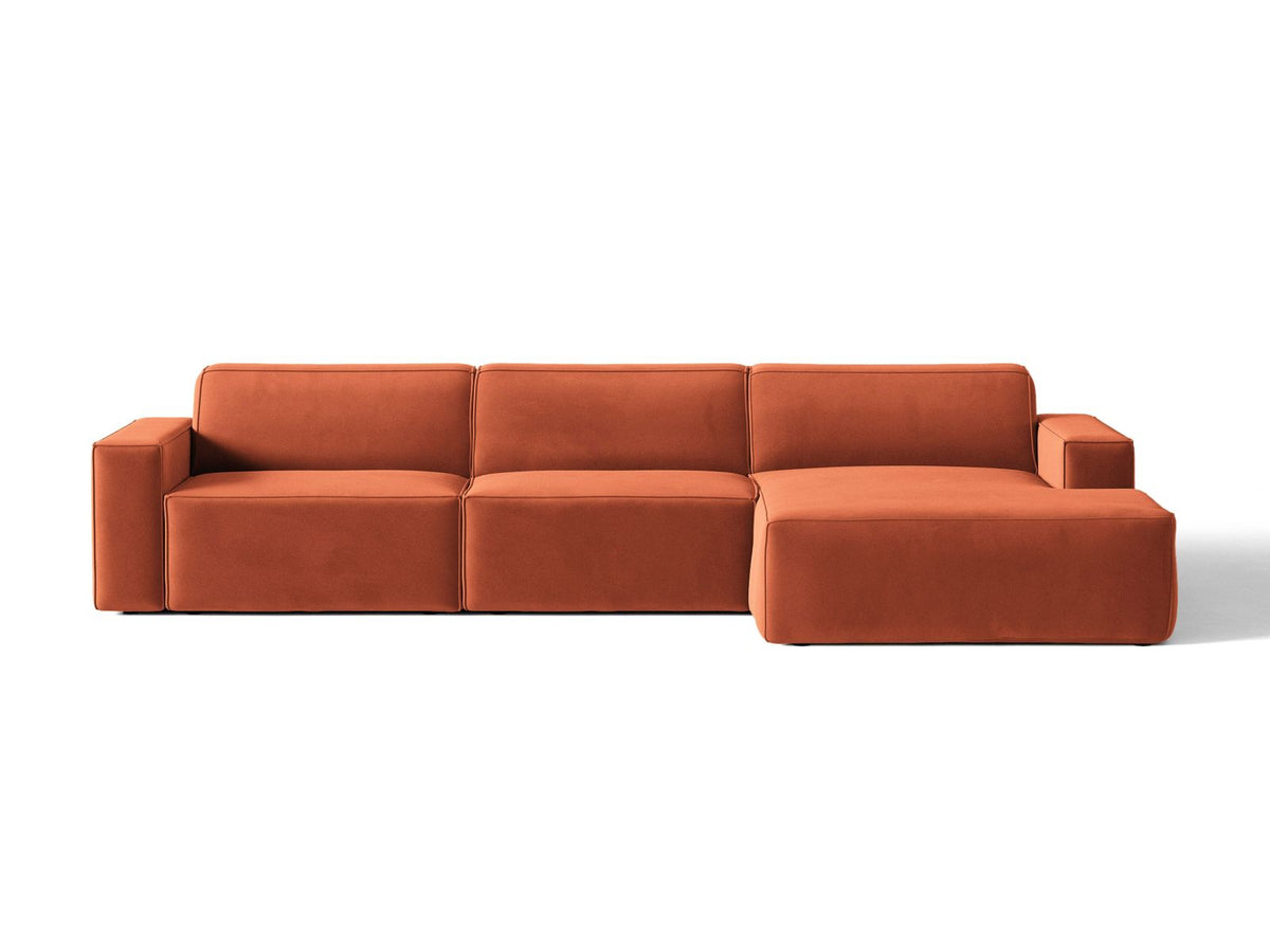 Divano Angolare Componibile Jodie, 4 Posti, 162x284x77