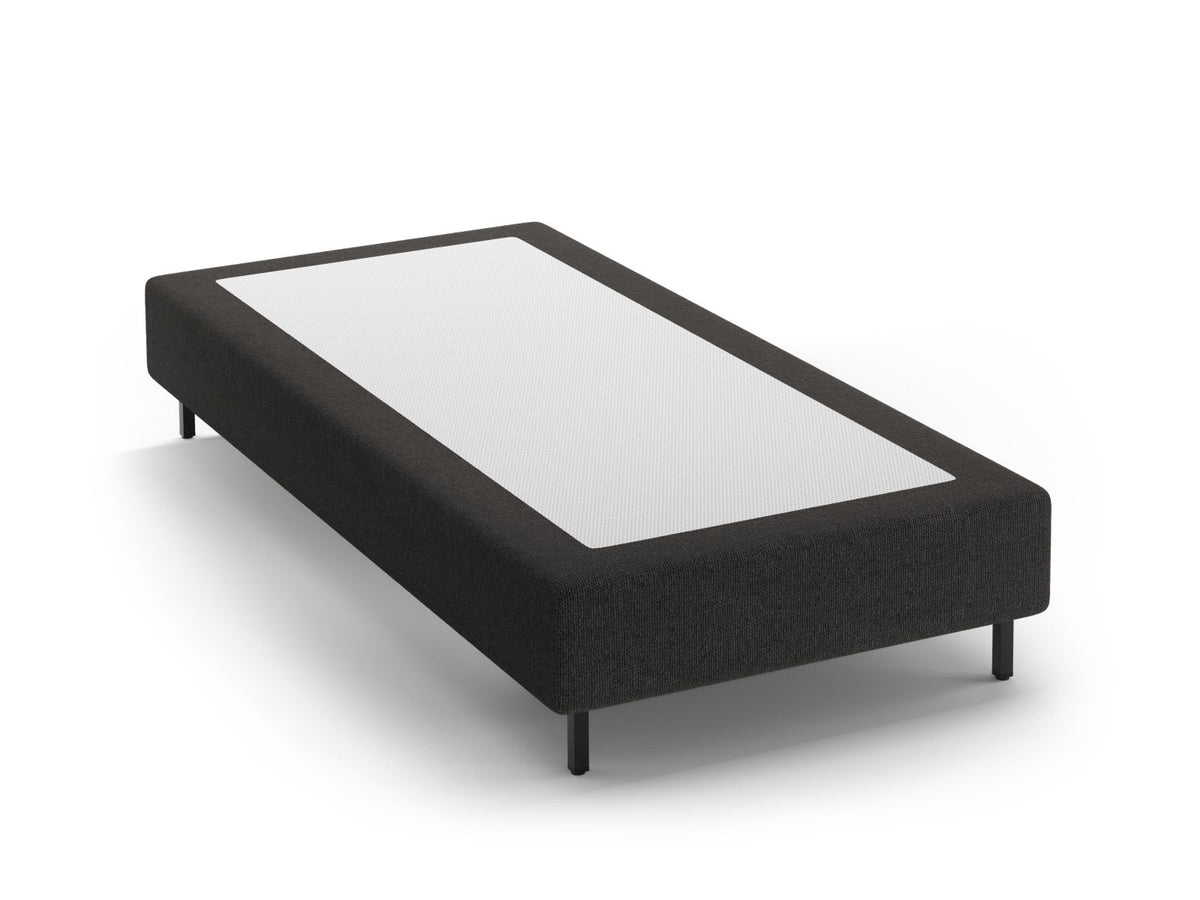 Base Letto Whale Gambe metallo nero - Antracite 100x200