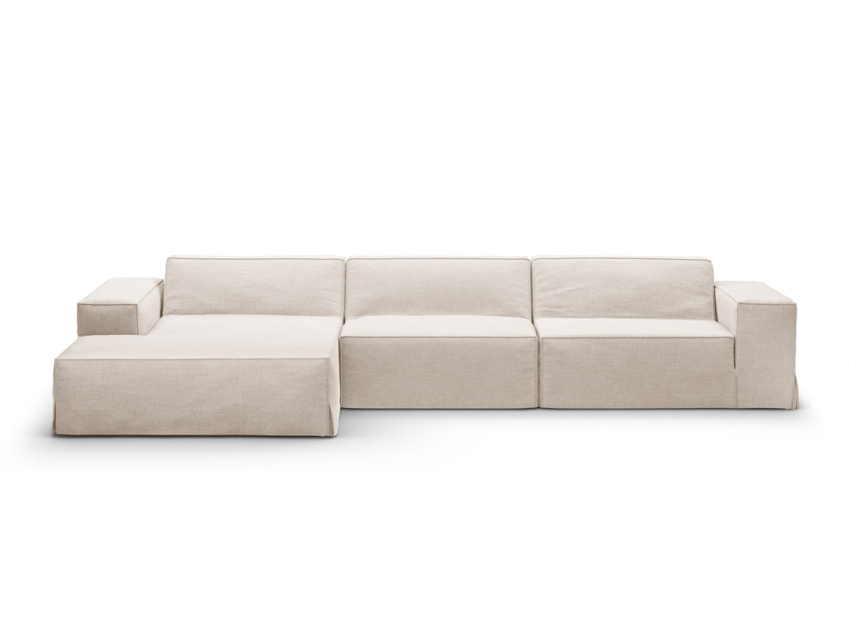 Divano Angolare Componibile Jodie, 4 Posti, 162x284x77