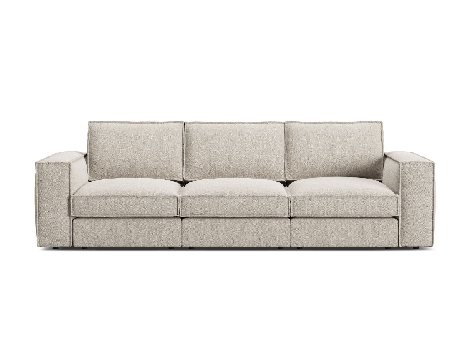 Divano Modulare, "Pola", 4 Posti, 284x103x88 - Sabbia