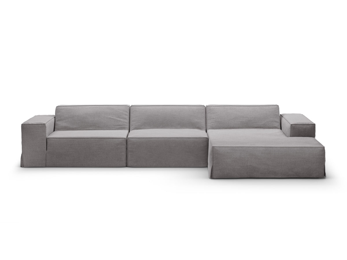 Divano Angolare Componibile Jodie, 4 Posti, 162x284x77