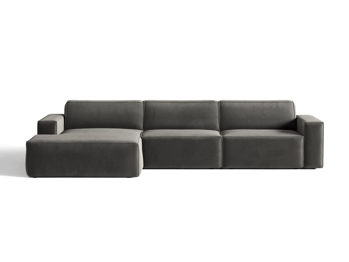 Divano Angolare Componibile Jodie, 4 Posti, 162x284x77