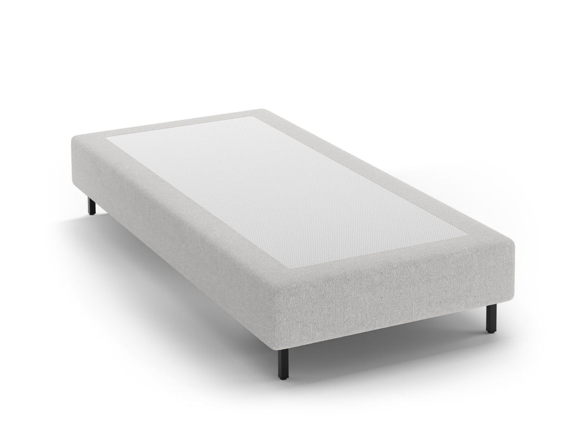 Base Letto Whale Gambe metallo nero - Argento 90x200