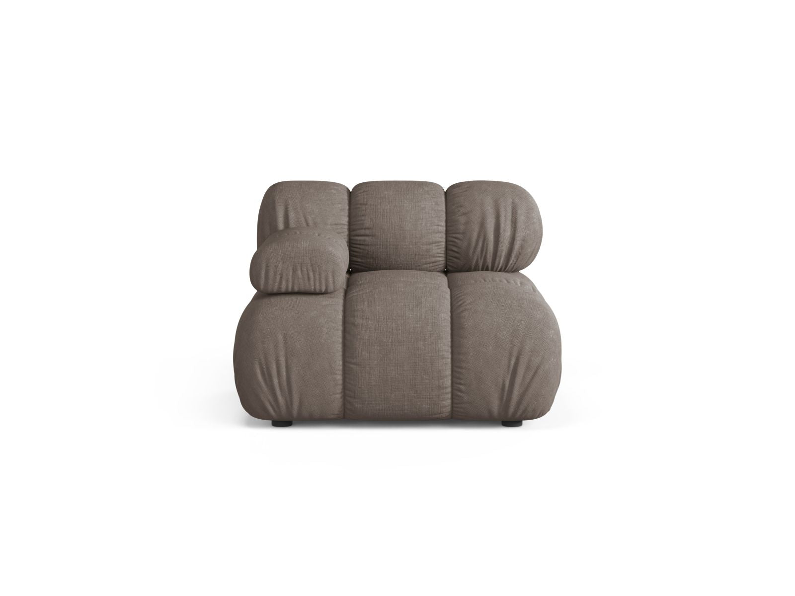 Modulo Sinistro, "Bellis", 1 Posto, 94x94x70 - Cappuccino