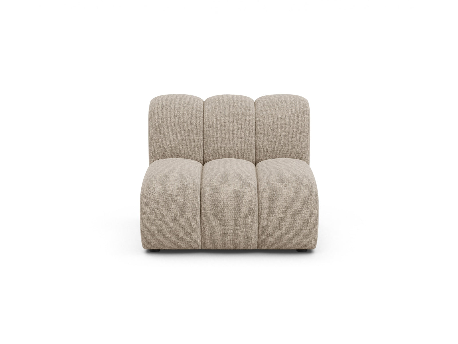 Modulo senza Braccioli, "Lupine", 1 Posto, 92x95x70 - Beige Scuro