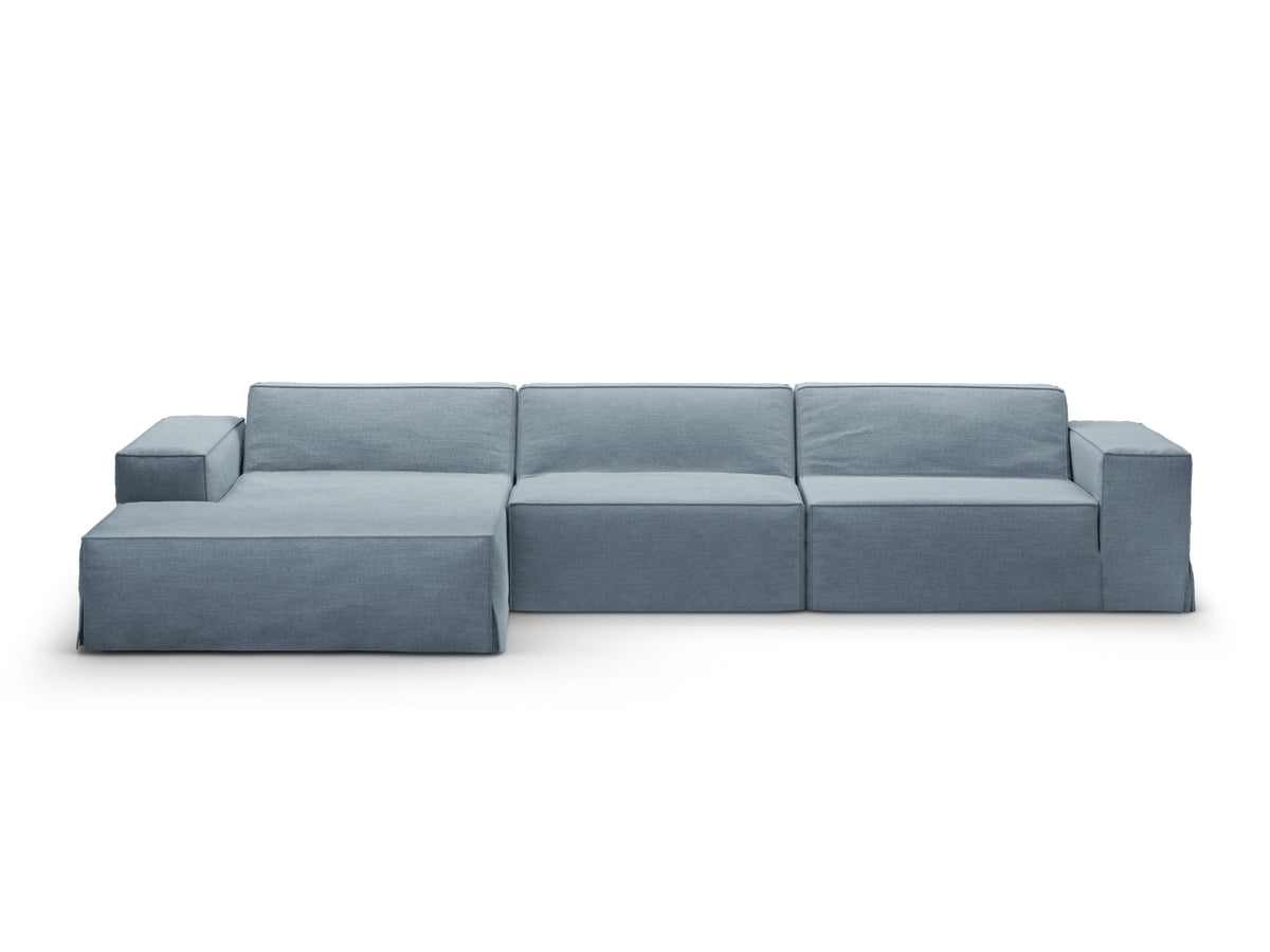 Divano Angolare Componibile Jodie, 4 Posti, 162x284x77