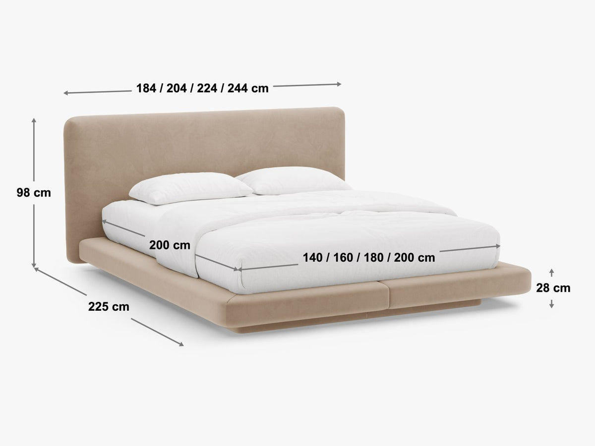 Letto con Testata Linea