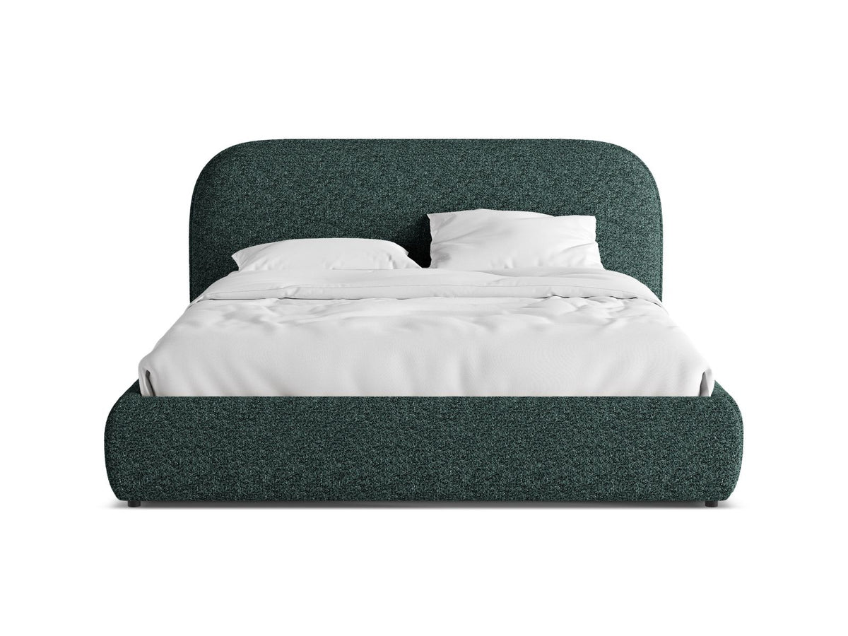 Letto con Testata Murada - Verde Mélange 160x200