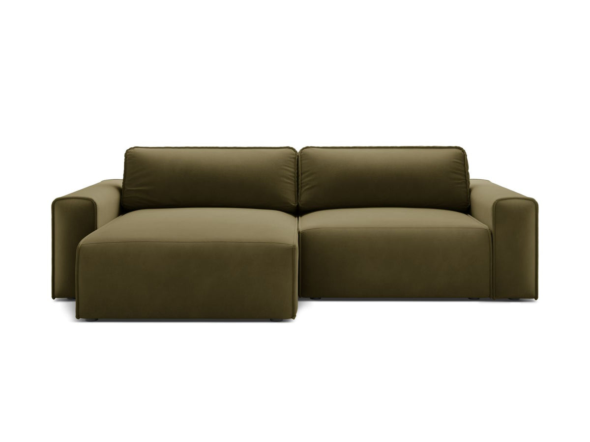 Divano Letto Angolare con Contenitore Victor, 3 Posti, 148x246x83