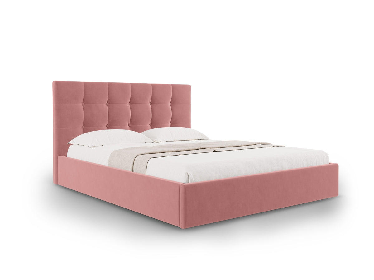 Letto Contenitore con Testata Phaedra - Rosa 160x200