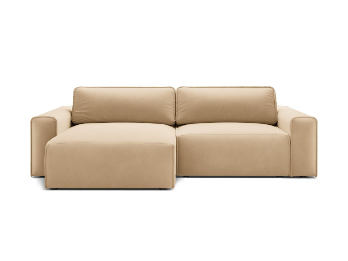 Divano Letto Angolare con Contenitore Victor, 3 Posti, 148x246x83