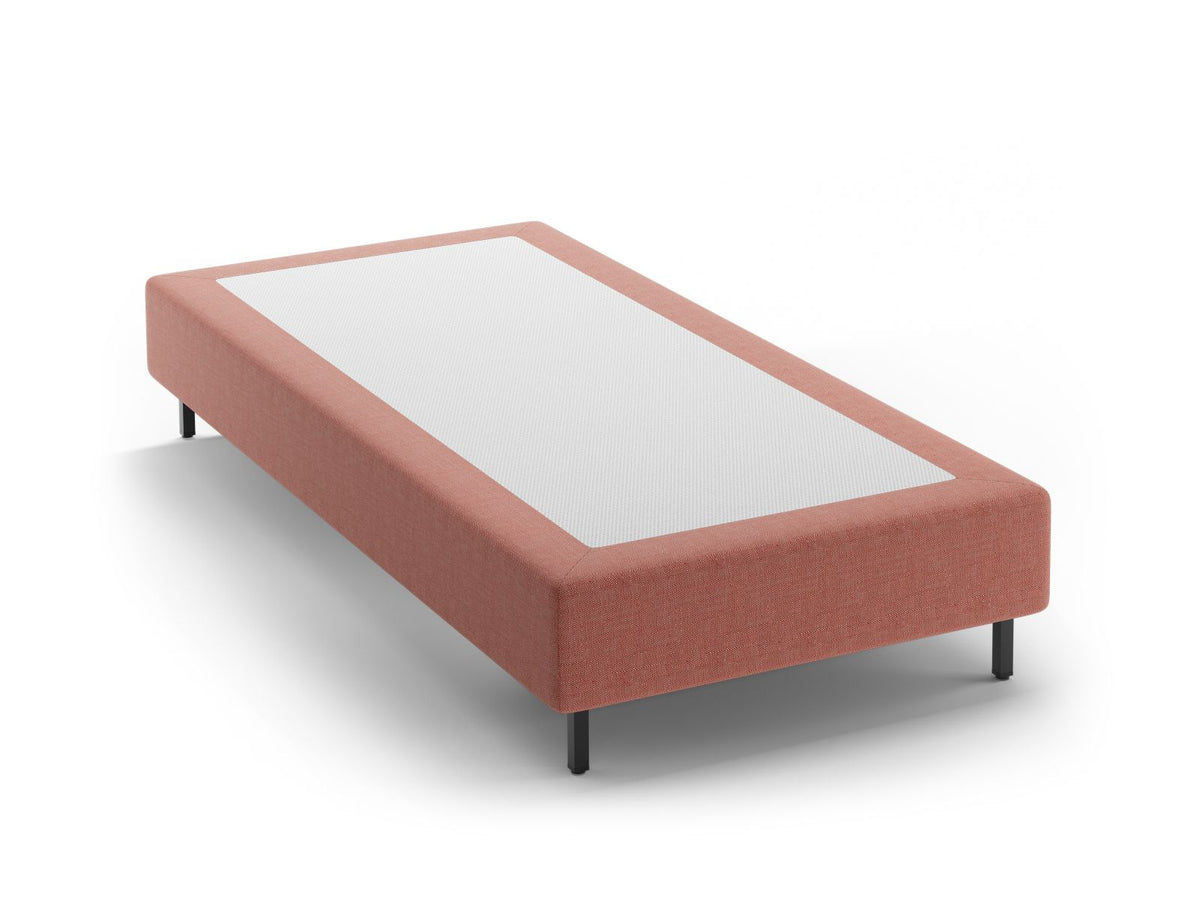 Base Letto Whale Gambe metallo nero - Rosso 90x200
