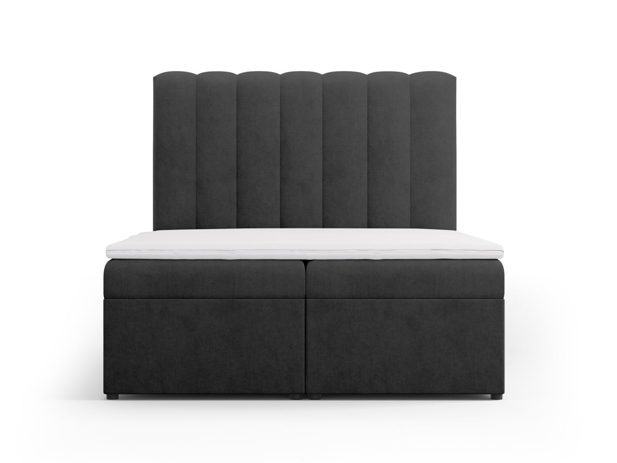 Letto Boxspring con Testata, Materasso e Topper Kelp