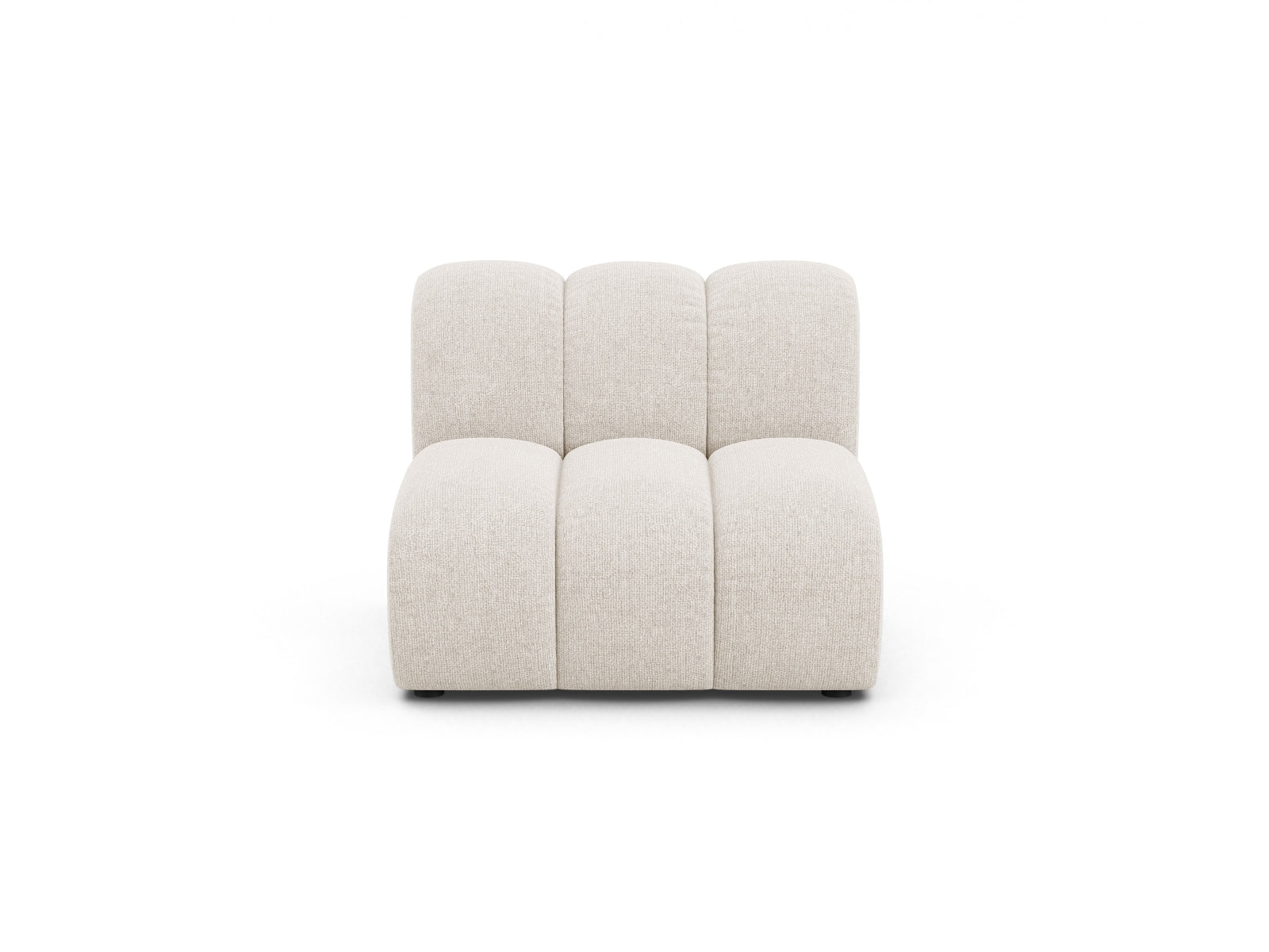 Modulo senza Braccioli, "Lupine", 1 Posto, 92x95x70 - Beige Chiaro