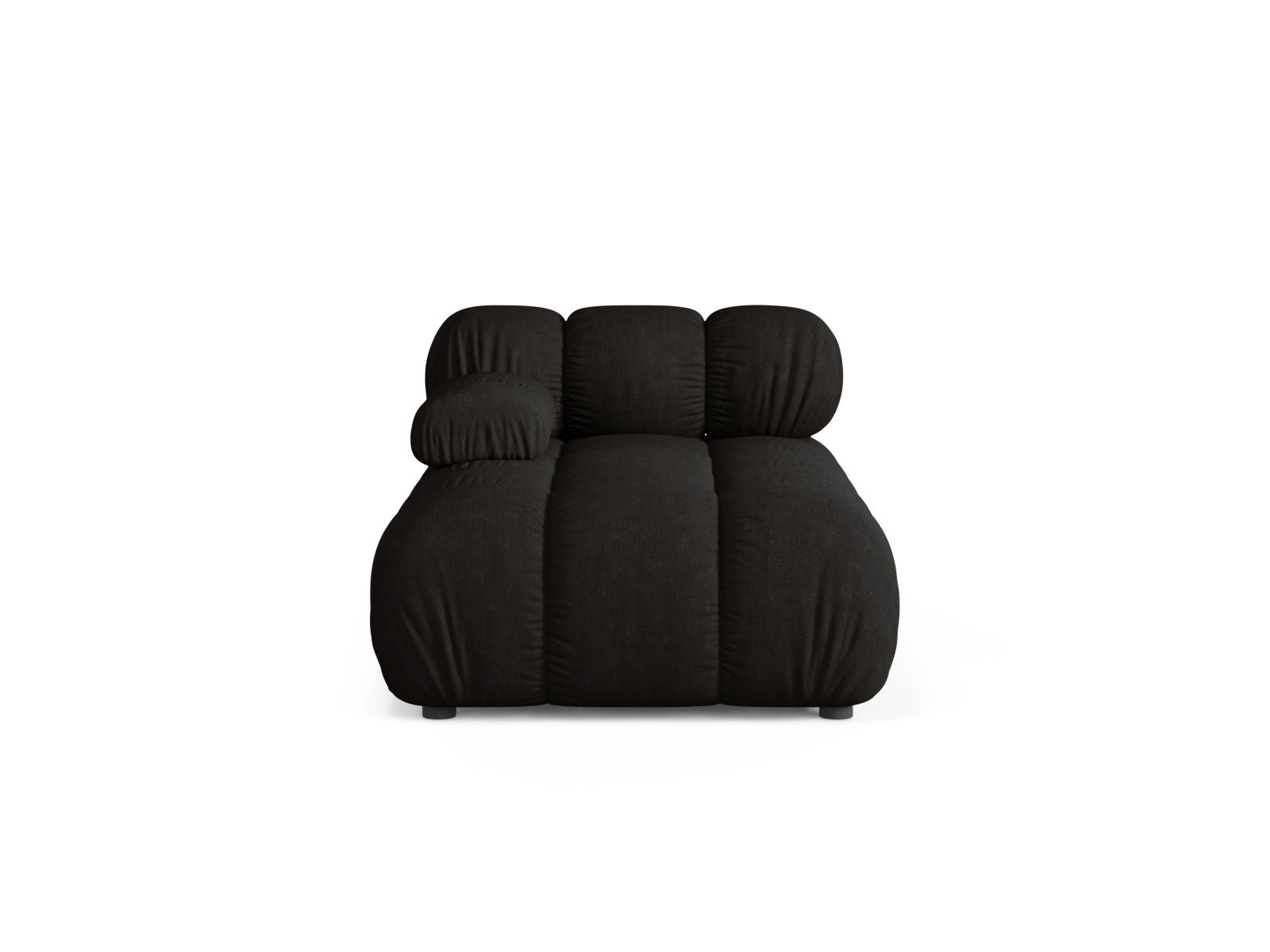 Chaise Longue Sinistra, "Bellis", 1 Posto, 155x94x70 - Nero