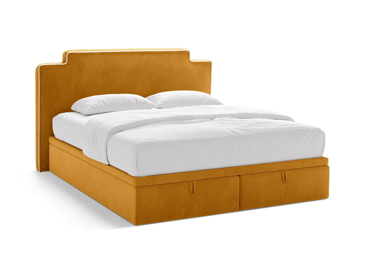 Letto Boxspring con Testata, Materasso e Topper Princess