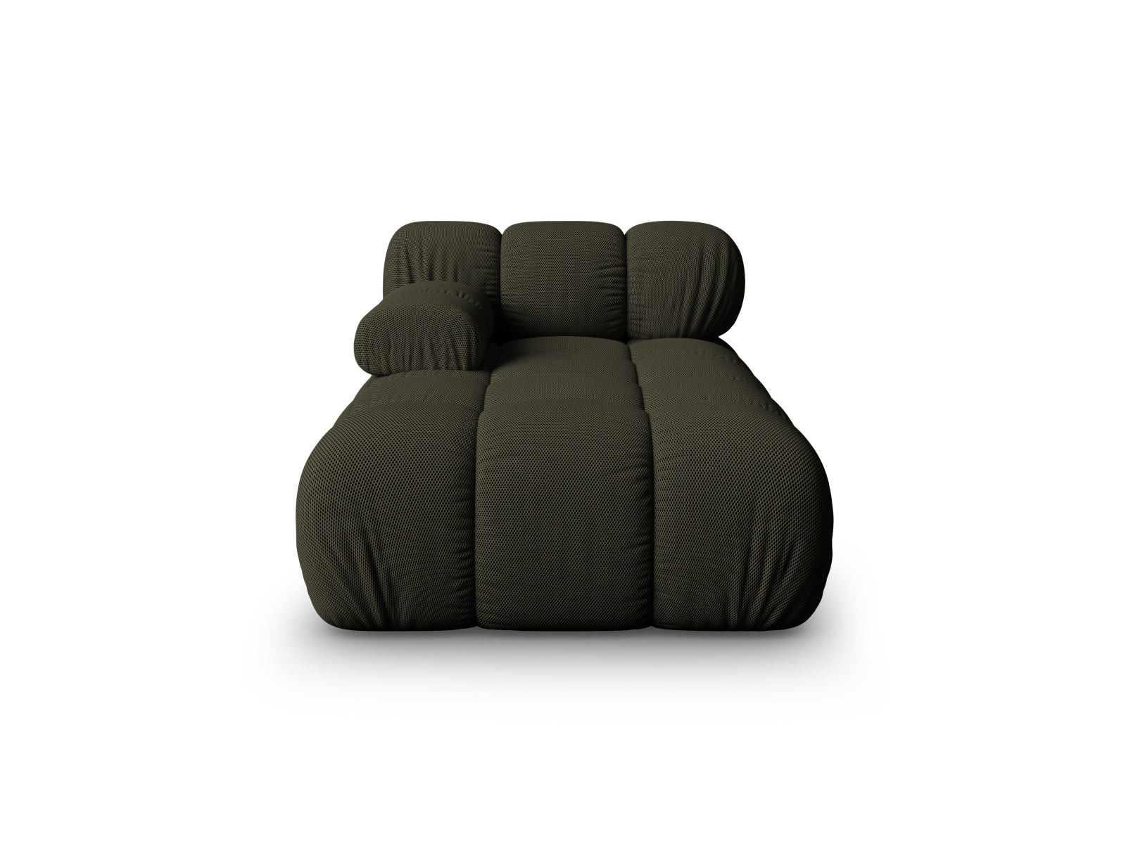 Chaise Longue Sinistra, "Bellis", 1 Posto, 155x94x70 - Verde Amazon